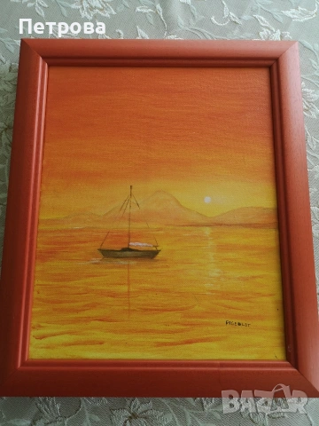 картина масло върху платно 