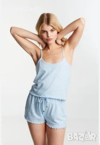 Лятна дамска пижама “Soft blue”

