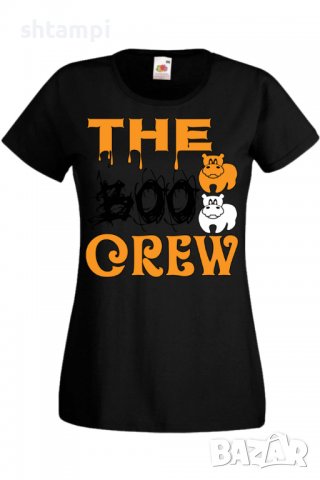 Дамска тениска The Boo Crew 2,Halloween,Хелоуин,Празник,Забавление,Изненада,Обичаи,, снимка 2 - Тениски - 38144218