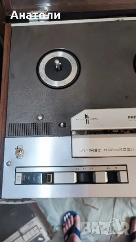 Магнетофон PHILIPS N 4414, снимка 3 - Радиокасетофони, транзистори - 50190163