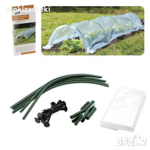 Мини оранжерия - компактна със здрава конструкция - 1,5 х 4 м, снимка 3 - Оранжерии - 54083616