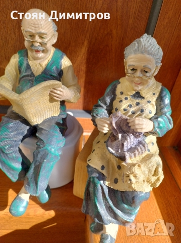 Прекрасни фигури от изкуствен камък полетизин, красива изработка ръчна , снимка 2 - Антикварни и старинни предмети - 52281362