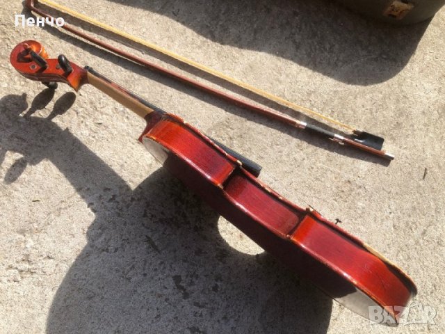 стара цигулка, снимка 5 - Антикварни и старинни предмети - 44176136