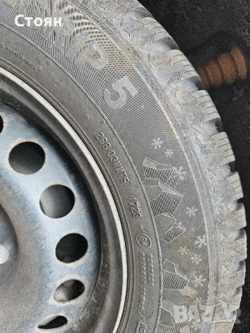 Зимни гуми Semperit с железни джанти 5 х 112, снимка 9 - Гуми и джанти - 53994498