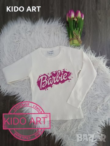 Блуза за момиче Барби, снимка 1 - Детски Блузи и туники - 42769216