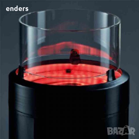 Газов уред с пламък Enders Nova LED L black, снимка 5 - Камини - 31515092