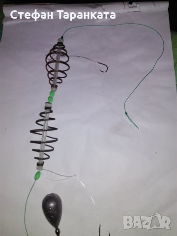 374 готов монтаж за риболов на шаранови риби, снимка 1