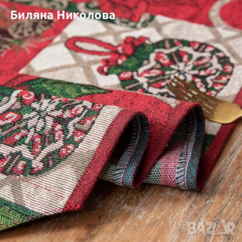 Коледна покривка за маса - идеалната празнична декорация, снимка 3 - Покривки за маси - 52445073