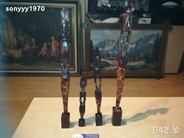 африканско семеиство 4бр-50см/40см/30см/21см 1611201925, снимка 3 - Колекции - 30810383