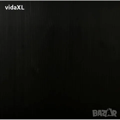 vidaXL Подвижен шкаф с чекмеджета "MOSS" Черно масивно дърво бор, снимка 9 - Шкафове - 56147546