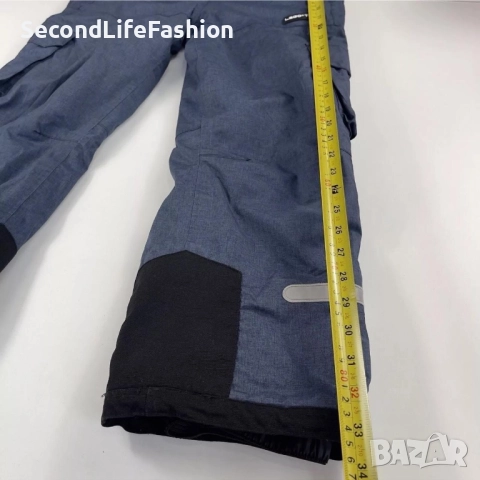 Ски панталони LEGO Wear Boys, сноуборд панталони, размер 140 см, 10-12 години сиви ветроустойчиви,, снимка 6 - Зимни спортове - 52500348