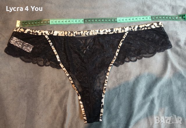 ХЛ размер нови дамски полу-прашки с черна дантела, снимка 4 - Бельо - 36991550