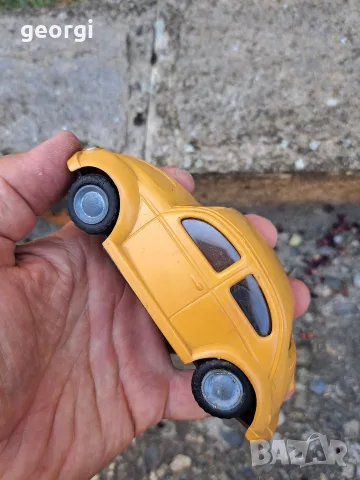 ретро играчка VW Beetle с механизъм, снимка 5 - Колекции - 56041090