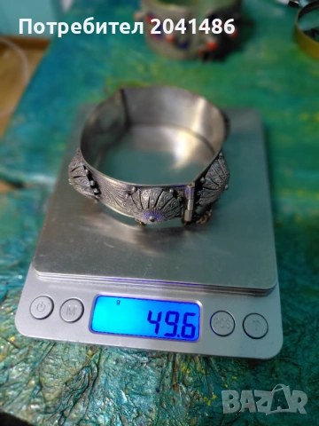 5 сребърни етнически гривни, снимка 17 - Гривни - 53219978