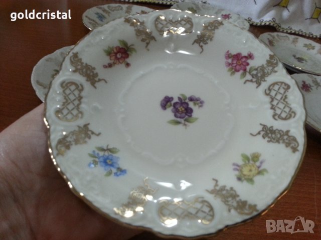 Стар немски порцелан чинийки Бавария , снимка 7 - Антикварни и старинни предмети - 42225159