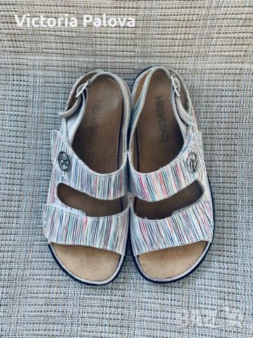 Модерни скъпи сандали HELVESKO Швейцария, снимка 5 - Сандали - 37743745