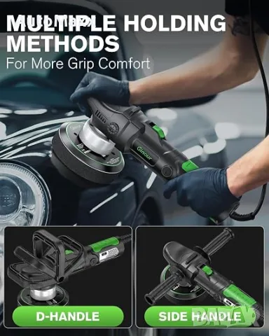 Полираща машина за автомобили Ginour 1050W с двойно действие и бързосменяема камера за четки , снимка 5 - Полирмашини - 56165660