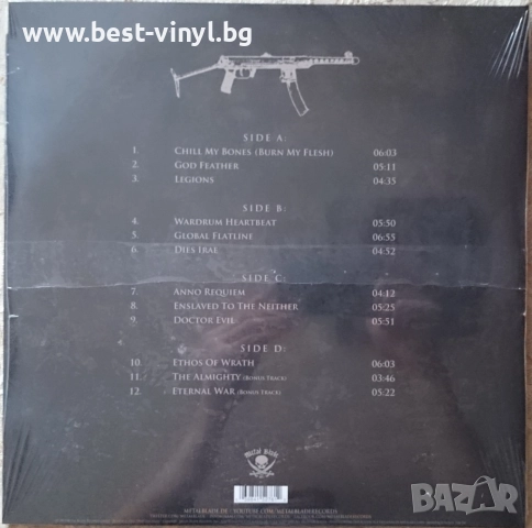 Грамофонна Плоча (Artillery - Legions), снимка 2 - Грамофонни плочи - 52666506