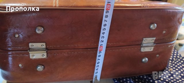 Красиви, впечатляващи, ретро куфар и пътна чанта, снимка 9 - Куфари - 42763967