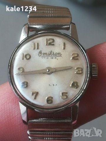 Дамски часовник Omikron. Swiss made. Швейцарски часовник. Ретро. Механичен. Vintage watch. , снимка 1 - Луксозни - 35500200