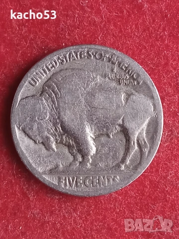 5 цента 1924 г. САЩ., снимка 2 - Нумизматика и бонистика - 54044455