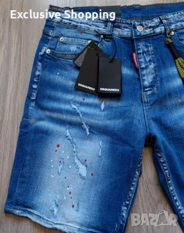Мъжки къси панталони Dsquared, снимка 3 - Къси панталони - 52572271