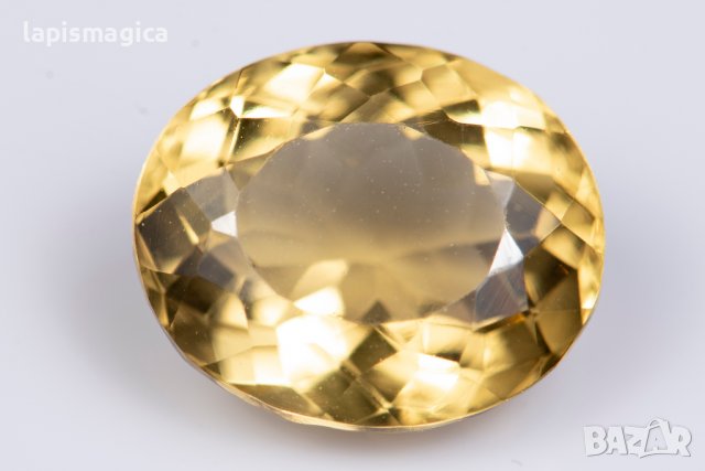 Цитрин 6.75ct VVS овална шлифовка