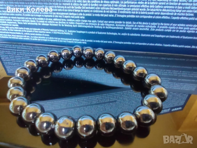 Магнитна Гривна от Елегантни Мъниста - Стилен Аксесоар със Заземяваща Енергия!, снимка 3 - Гривни - 52809432