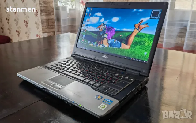 Продавам лаптоп Fujitsu Lifebook S752/i5 4x2.6ghzThr/14"сKам/8gb/500gb/НОВАбат/Профилактиран/DVDrw  
