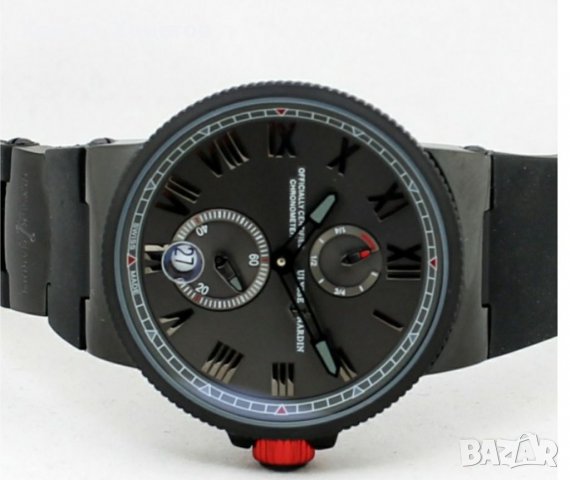  Мъжки луксозен часовник Ulysse Nardin Marine Chronometer Series “Blaktop”, снимка 2 - Мъжки - 32174543