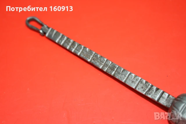 Османски балкански дозатор за барут за кремъчни капсулни пушки пищови., снимка 4 - Антикварни и старинни предмети - 51121564