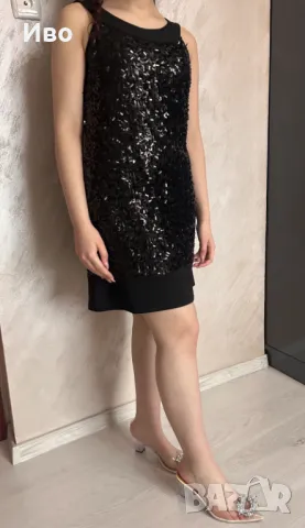 Рокля и сака в черно и бяло, снимка 2 - Рокли - 49736578