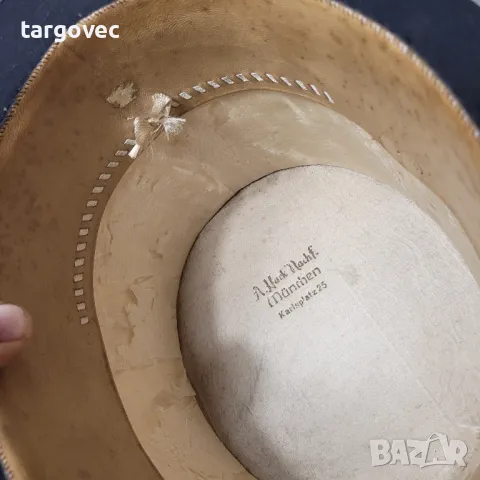 уникална мъжка шапка от 1900 година цилиндър, снимка 5 - Антикварни и старинни предмети - 49783544
