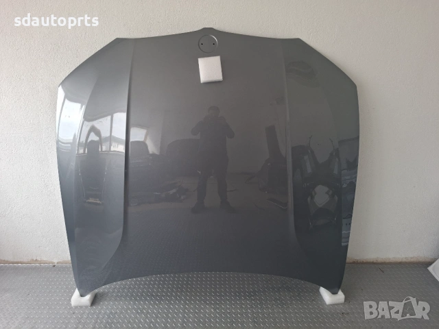 Като Нов Оригинален Преден капак BMW G20 G21 Сив гланц Алуминиев, БМВ Г20 Г21