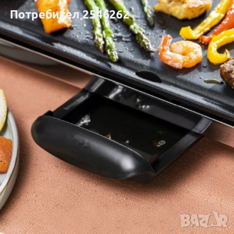 Електрическа скара Royalty Line RL-TP18210 / RL-TP18211, 1800W, Мраморно покритие, 5 нива, Термостат, снимка 2 - Скари - 53085366