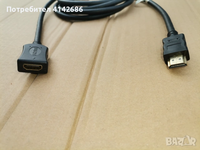 Кабел удължител HDMI F /HDMI M с Ethernet, 2 метра , снимка 2 - Кабели и адаптери - 53234410