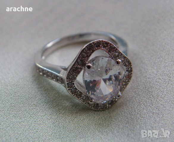 Сребърен пръстен, снимка 2 - Пръстени - 44257898