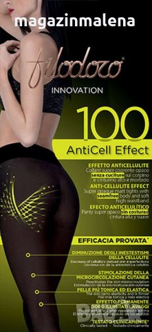  Filodoro 100DEN черни плътни безшевни антицелулитни чорапогащи 40-95 кг антицелулитен чорапогащник , снимка 1 - Бельо - 13735226