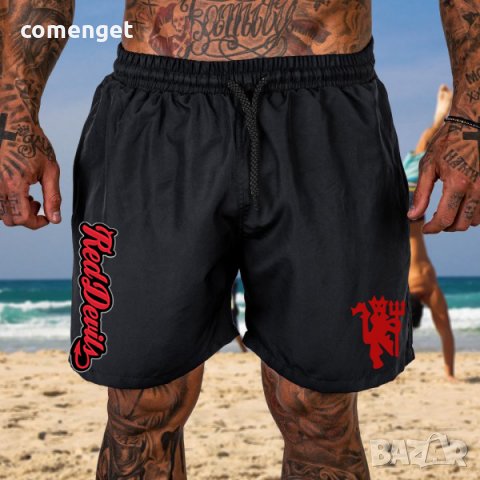 ЛЯТО 2025! Мъжки бански / плувни шорти MANCHESTER UNITED / МАНЧЕСТЪР ЮНАЙТЕД. Или на отбор по ИЗБОР!, снимка 2 - Бански - 37279309