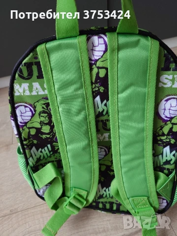Детска раница Хълк , снимка 3 - Раници - 51277529