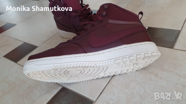 Мъжки зимни боти Nike цвят бордо, снимка 6 - Мъжки боти - 52576843