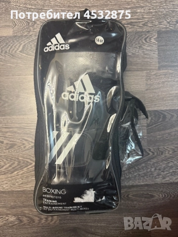НОВИ/Боксови ръкавици + бинтове/ADIDAS, снимка 2 - Бокс - 52594413