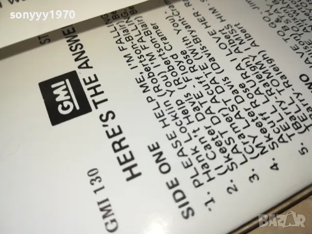 HERES THE ANSWER VARIOUS ARTISTS-ORIGINAL TAPE 2312240846, снимка 15 - Аудио касети - 48439110