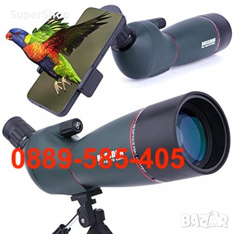 Мощен Монокъл Далекоглед с трипод и стойка за телефон окуляр, снимка 2 - Екипировка - 40184766