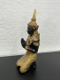 Тайландска бронзова фигура на танцьорка / Буда. №5124, снимка 4