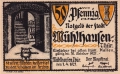 ❤️ Германия Mühlhausen 1921 50 пфенинга UNC нова ❤️, снимка 2