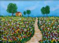 "Пролет в полето" авторска картина , снимка 1 - Картини - 37465048