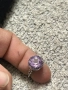 Дамски сребърен пръстен с 3 карата естествен аметист, брилянтна шлифовка!, снимка 10