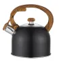 Чайник с дървена дръжка, 1,5л., метал, снимка 1