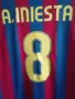 Barcelona Iniesta Nike 2009-2010 оригинална фланелка тениска Барселона Иниеста , снимка 4